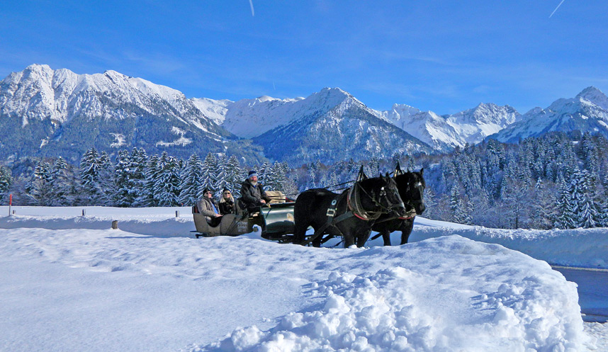 Kutsch- und Schlittenfahrten in Tiefenbach und nach Rohrmoos